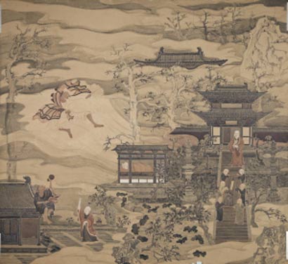 杭州灵隐寺十八幅新壁画展示济公传奇一生