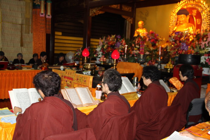 北京佛教居士林启建观音菩萨成道日法会