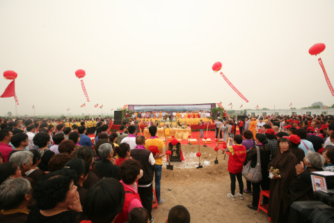 唐山市药王寺奠基法会