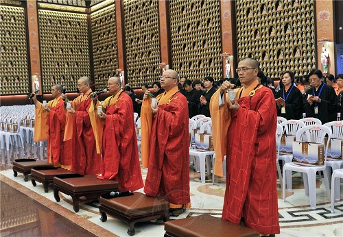 佛光祖庭江苏宜兴大觉寺大雄宝殿开光圆满举行