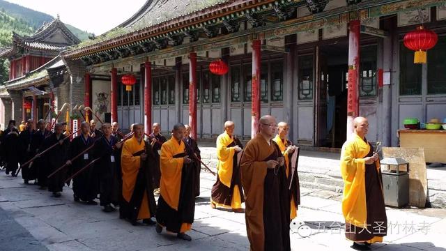 2017年山西五台山碧山寺暨竹林寺传授三坛大戒通启