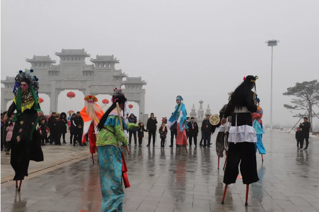 保定月明寺2019首届元宵文化节暨福慧传灯祈福晚会圆满举行