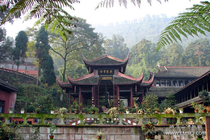 峨眉山伏虎寺乐山市四川寺院