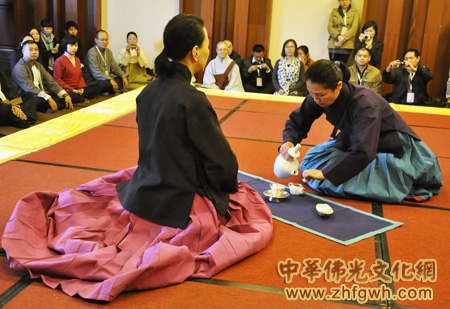 杭州灵隐寺举办世界禅茶大会