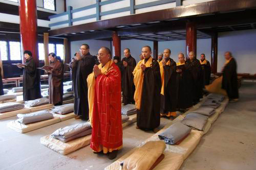 温州雁荡山能仁寺举行念佛讲经法会