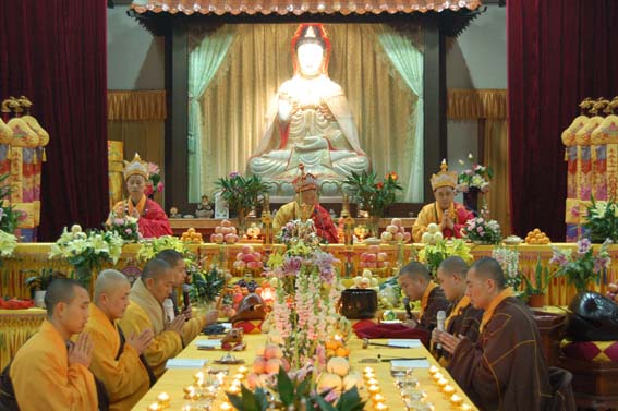 法门寺新年祈福法会圆满