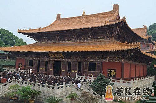 庐山东林寺举行2012年冬季21天精进佛七法会