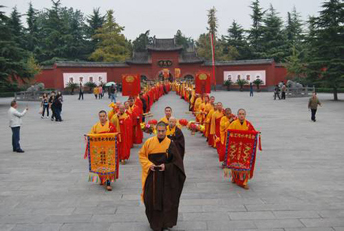 白马寺水陆法会现场