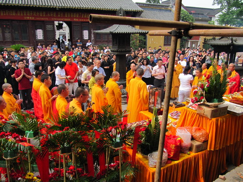 上海西林禅寺隆重举行大雄宝殿改建上梁感恩护法仪式