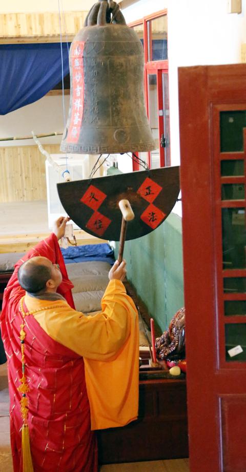 真如禅寺新西禅堂挂钟板正式启用