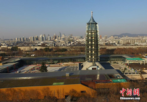 南京大报恩寺遗址公园开园 重现千年琉璃塔