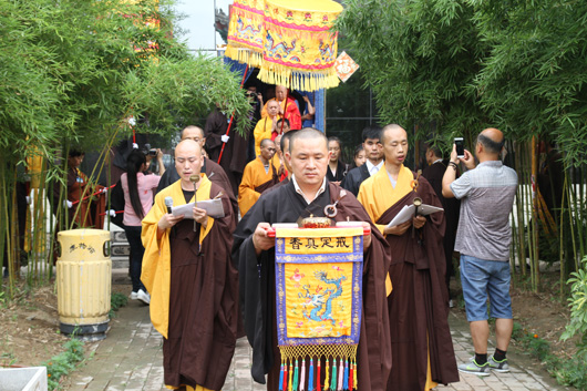 保定观音寺举办第九届传授在家菩萨戒法会