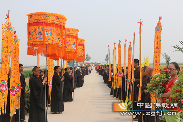 河北冀州天界寺隆重举行迎请供奉佛舍利法会