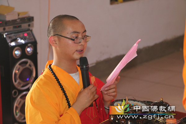 衡水禅陀寺住持永照法师，浙江奉化静修寺监院心宏法师，天界寺住持觉海法师主法