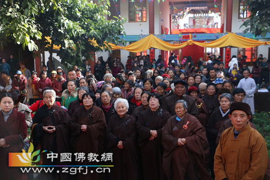 云南大理罗荃寺隆重举行天王殿落成暨佛像开光庆典法会