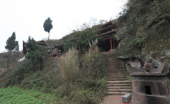 安嶽半邊寺石窟資陽市四川寺院