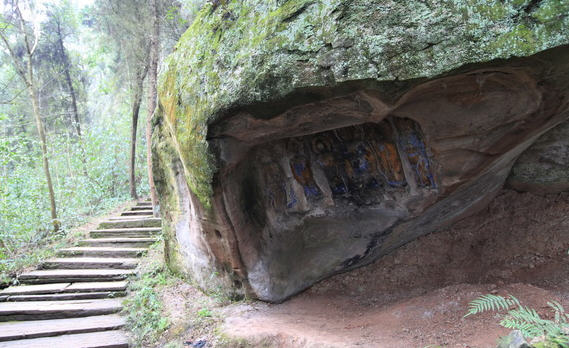 安岳千佛寨石窟资阳市四川寺院