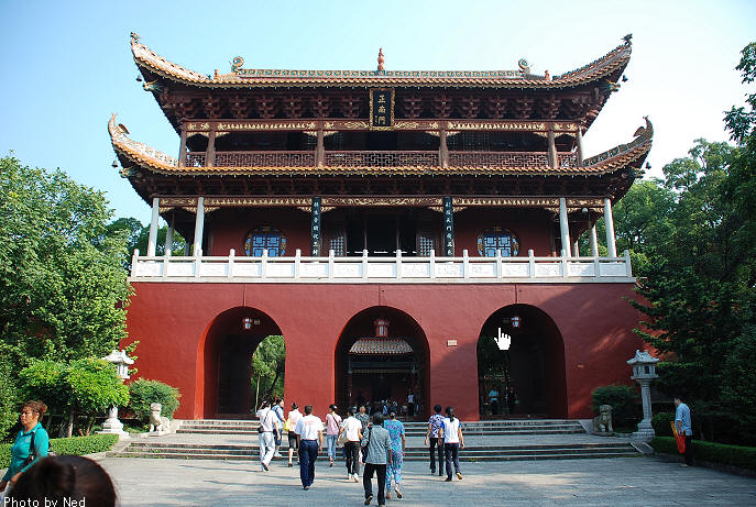 衡山南岳庙衡阳湖南寺院